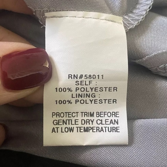 David Meister Metallic Embellised Sheath Cocktail Dress Womens Size 10 (248) - Picture 6 of 7